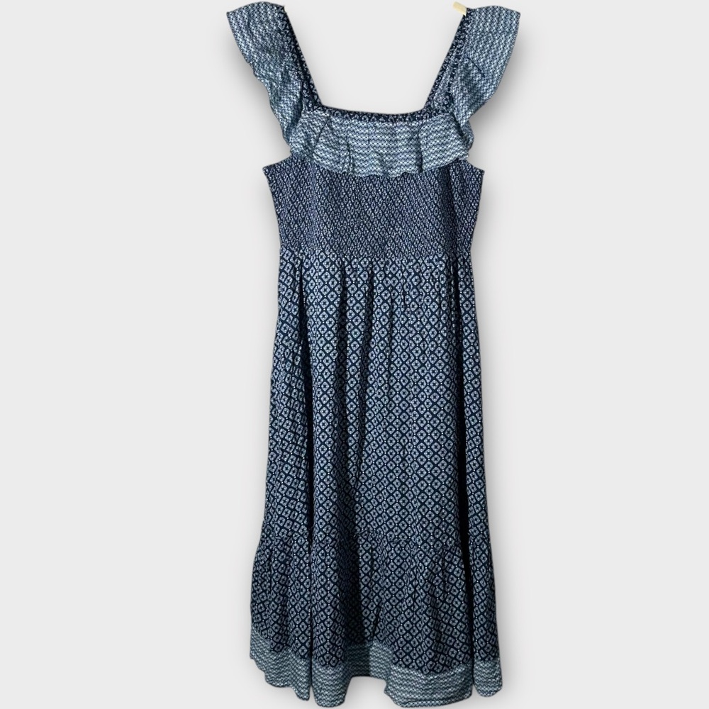 Vineyard Vines Smocked Midi Dress Women's Size M